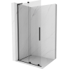 Mexen Velar L posuvná sprchová stena Walk-in 120 x 200 cm, priehľadná 8 mm, čierna - 871-120-003-03-70