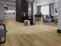 Mexen Anniston vzorka vinylových panelov 1240 x 182 mm SPC 6,5 mm, podložka IXPE 1,5 mm, 4 V-Drážka, Dub - F1038-S