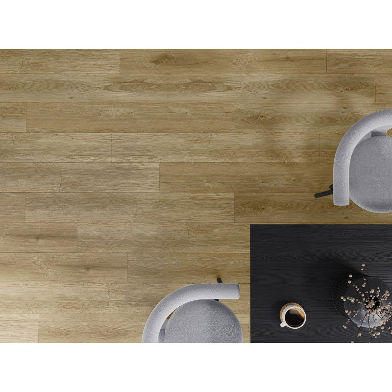 Mexen Manhattan vzorka vinylových panelov 1240 x 182 mm SPC 6,5 mm, podklad IXPE 1,5 mm, 4 V-Fuga, Dub - F1041-S