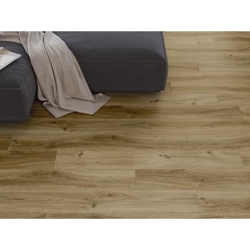 Mexen Amsterdam vzorka vinylových panelov SPC 6,5 mm, podklad IXPE 1,5 mm, 4 V-drážka, Dub - F1042-S