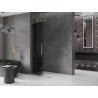 Mexen Velar L sprchová stena posuvná Walk-in 120 x 200 cm, grafit 8 mm, zlatá - 871-120-003-43-50