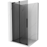 Mexen Velar L posuvná sprchová stena Walk-in 120 x 200 cm, grafit 8 mm, čierna - 871-120-003-43-70