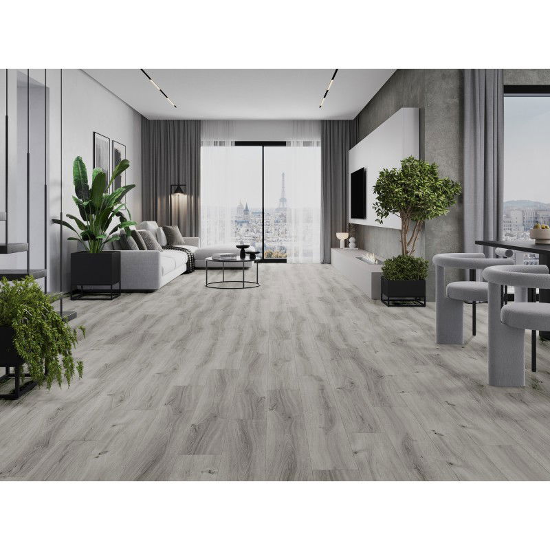 Mexen Harrison vzorka vinylového panelu 1240 x 182 mm SPC 6,5 mm, podklad IXPE 1,5 mm, 4 V-drážka, Dub - F1044-S