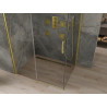 Mexen Omega posuvná sprchová kabína 120 x 90 cm, transparentná, zlatá - 825-120-090-50-00