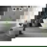 Mexen Eris voľne stojaca vaňa 180 x 95 cm, biela, prepad ružové zlato - 53441809500-60