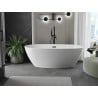 Mexen Eris voľne stojaca vaňa 180 x 95 cm, biela, prepad čierny - 53441809500-70