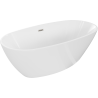 Mexen Eris voľne stojaca vaňa 180 x 95 cm, biela, prepad nikel kartáčovaný - 53441809500-97