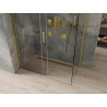 Mexen Omega posuvná sprchová kabína 130 x 70 cm, transparentná, zlatá - 825-130-070-50-00