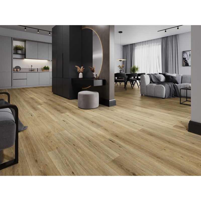 Mexen Sanford vzorka vinylových panelov 1240 x 182 mm SPC 6,5 mm, podklad IXPE 1,5 mm, 4 V-drážka, Dub - F1059-S