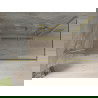 Mexen Omega sprchová kabína, posuvné dvere 140 x 80 cm, transparentnéné, zlatá - 825-140-080-50-00