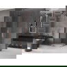 Mexen Velar L Duo sprchový kút posuvný 80 x 80 cm, číry, ružové zlato - 871-080-080-02-03-60