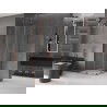 Mexen Velar L Duo sprchový kút posuvný 80 x 80 cm, číry, ružové zlato - 871-080-080-02-03-60
