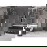 Mexen Velar L Duo sprchovací kút posuvný 80 x 80 cm, transparentný, brúsený nikel - 871-080-080-02-03-97