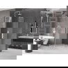 Mexen Velar L Duo sprchovací kút posuvný 100 x 100 cm, matný, biely - 871-100-100-02-33-20