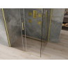 Mexen Omega zasúvacia sprchová kabína 110 x 100 cm, číra, zlatá - 825-110-100-50-00