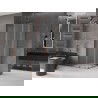Mexen Velar L Duo posuvná sprchová kabína 80 x 80 cm, matná, ružové zlato - 871-080-080-02-33-60