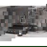 Mexen Velar L Duo posuvná sprchová kabína 90 x 90 cm, matná, ružové zlato - 871-090-090-02-33-60
