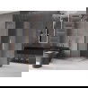 Mexen Velar L Duo posuvná sprchová kabína 80 x 80 cm, námraza, brúsená meď - 871-080-080-02-33-65