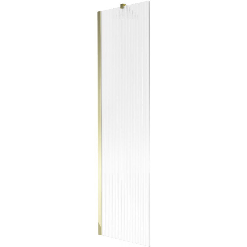 Mexen Next vaňová zástena 1-krídlová 50 x 150 cm, prúžkovaná, zlatá - 895-050-000-00-09-50