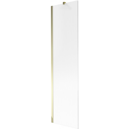 Mexen Next vaňová zástena 1-krídlová 50 x 150 cm, prúžkovaná, zlatá - 895-050-000-00-09-50