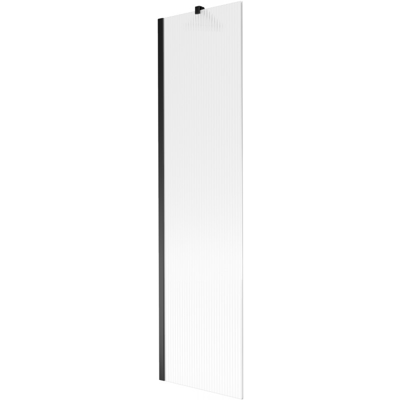 Mexen Next sprchová zástenka 1-krídlová 50 x 150 cm, prúžky, čierna - 895-050-000-00-09-70