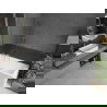 Mexen Next vaňový zásten 1-krídlový 60 x 150 cm, prúžky, chróm - 895-060-000-00-09-01