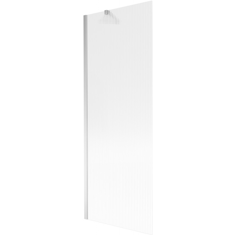 Mexen Next vaňová zástena 1-krídlová 70 x 150 cm, pásikovaná, chróm - 895-070-000-00-09-01
