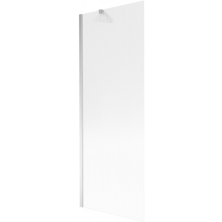 Mexen Next vaňová zástena 1-krídlová 70 x 150 cm, pásikovaná, chróm - 895-070-000-00-09-01