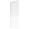 Mexen Next vaňová zástena 1-krídlová 70 x 150 cm, pásikovaná, chróm - 895-070-000-00-09-01
