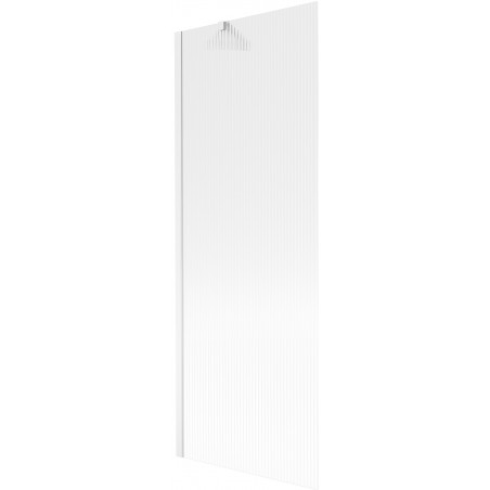 Mexen Next vaňová zástena 1-krídlová 70 x 150 cm, pruhy, biela - 895-070-000-00-09-20