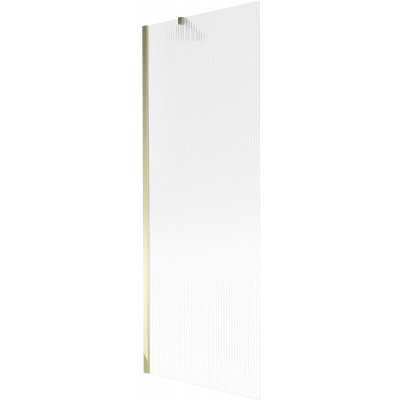 Mexen Next sprchová zástena jednokrídlová 70 x 150 cm, prúžky, zlatá - 895-070-000-00-09-50