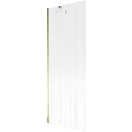 Mexen Next zástenka na vaňu 1-krídlová 70 x 150 cm, prúžky, zlatá - 895-070-000-00-09-50