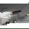 Mexen Next vanová zástěna 1-krídlová 90 x 150 cm, prúžky, ružové zlato - 895-090-000-00-09-60