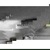 Mexen Next sprchová stena 1-krídlová 100 x 150 cm, pruhy, biela - 895-100-000-00-09-20