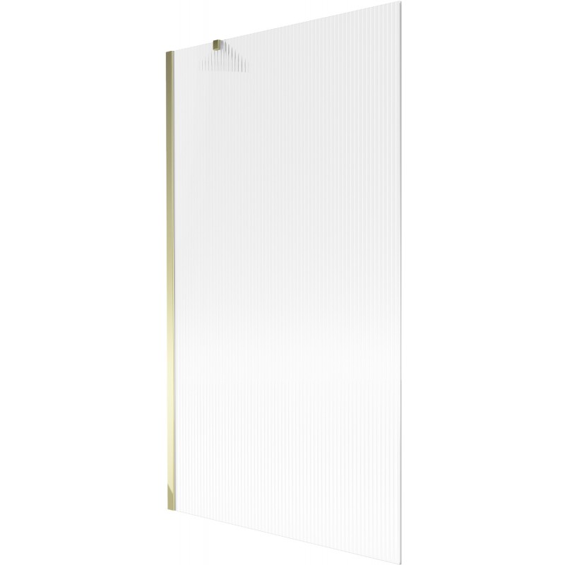 Mexen Next jednoplošná vaňová zástena 100 x 150 cm, prúžky, zlatá - 895-100-000-00-09-50
