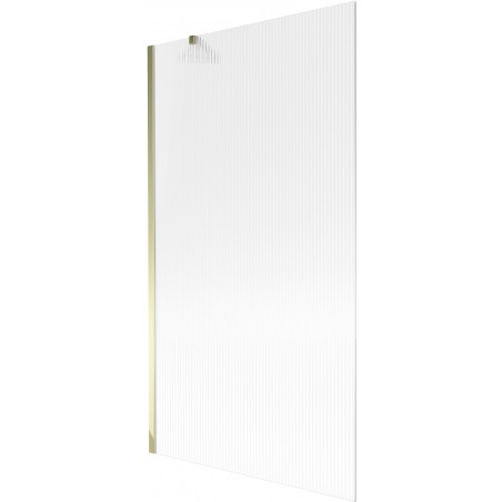 Mexen Next jednoplošná vaňová zástena 100 x 150 cm, prúžky, zlatá - 895-100-000-00-09-50