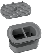 Mexen sifón s filtrom na lineárny otočný odtok, sivý - 1010098