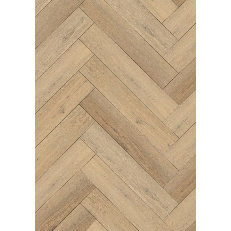 Mexen Rocky Mountain próbka paneli winylových jodełka 635 x 127 mm SPC 6,5 mm, podklad 1,5 mm, 4 V-Fuga, Dąb - F1184-S