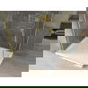 Mexen Omega sprchová kabína, posuvné dvere 130 x 100 cm, transparentnéné, zlatá + závesný bidet Flat - 825-130-100-50-00-4010