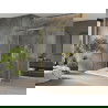 Mexen Omega sprchová kabína, posuvné dvere 130 x 100 cm, transparentnéné, zlatá + závesný bidet Flat - 825-130-100-50-00-4010