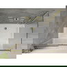 Mexen Omega sprchová kabína, posuvné dvere 130 x 100 cm, transparentnéné, zlatá + závesný bidet Flat - 825-130-100-50-00-4010