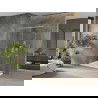 Mexen Omega sprchová kabína, posuvné dvere 140 x 70 cm, transparentnéné, zlatá + závesný bidet Flat - 825-140-070-50-00-4010
