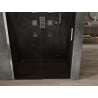 Mexen Omega posúvacie sprchové dvere 110 cm, grafitová čierna, chrómová - 825-110-000-01-40
