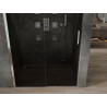 Mexen Omega sprchové dvere posuvné 110 cm, grafitové, chróm - 825-110-000-01-40
