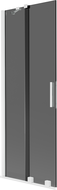 Mexen Velar 2-krídlová posuvná vaňová zástena 70 x 150 cm, grafit, biela - 896-070-000-41-20