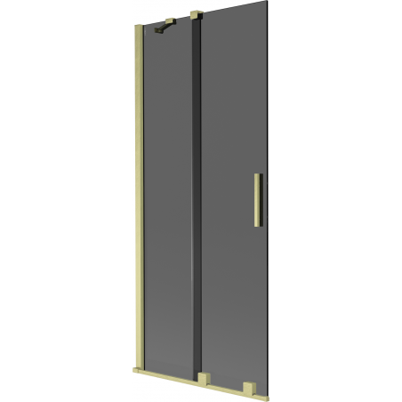 Mexen Velar 2-krídlové posuvné vaňové krídla 85 x 150 cm, grafit, zlaté - 896-085-000-41-50