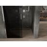 Mexen Omega posúvacie sprchové dvere 130 cm, grafitová čierna, chrómová - 825-130-000-01-40
