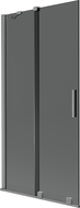 Mexen Velar dvojkrídlové posuvné vaňové paravány 95 x 150 cm, grafit, gun metal - 896-095-000-41-95