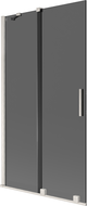 Mexen Velar sprchová zástena dvojkrídlová posuvná 100 x 150 cm, grafitová, brúsený nikel - 896-100-000-41-97