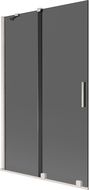 Mexen Velar sprchová zástena, 2-dielna, posuvná, 110 x 150 cm, grafit, brúsený nikel - 896-110-000-41-97